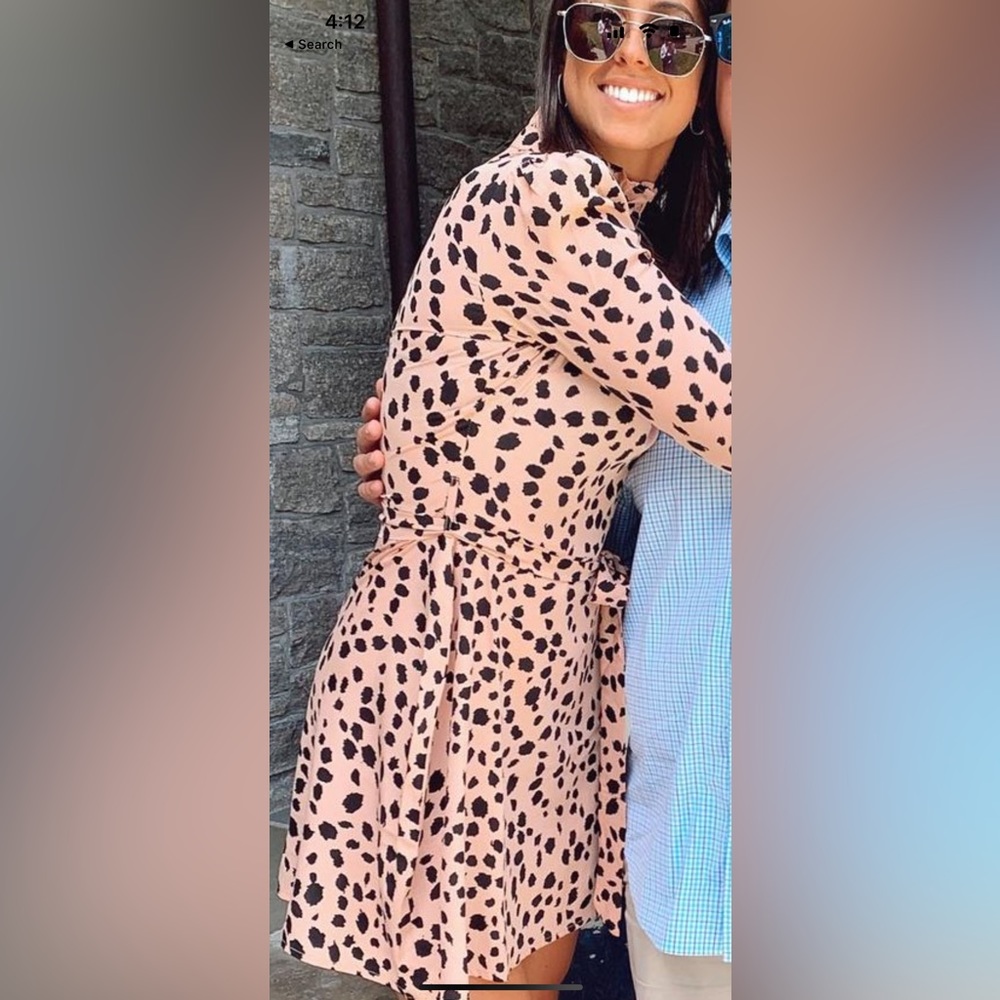Pink and black love sleeve dress. I love this dress just haven’t worn lately